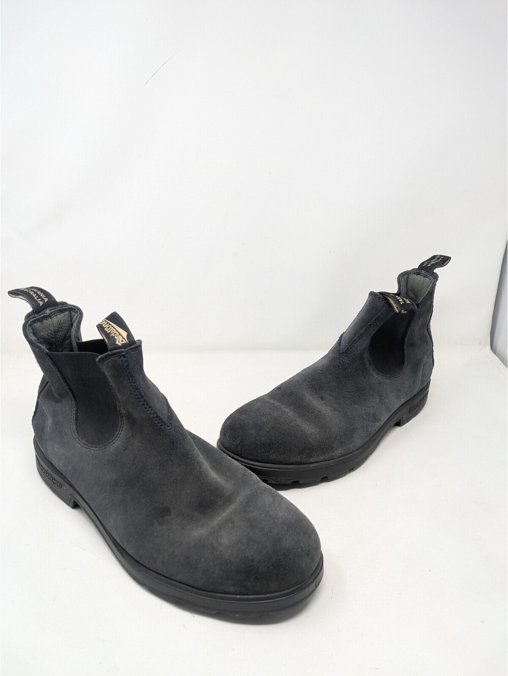 Blundstone 1910 Men's Size 11 Steel Grey Suede Chelsea Boots